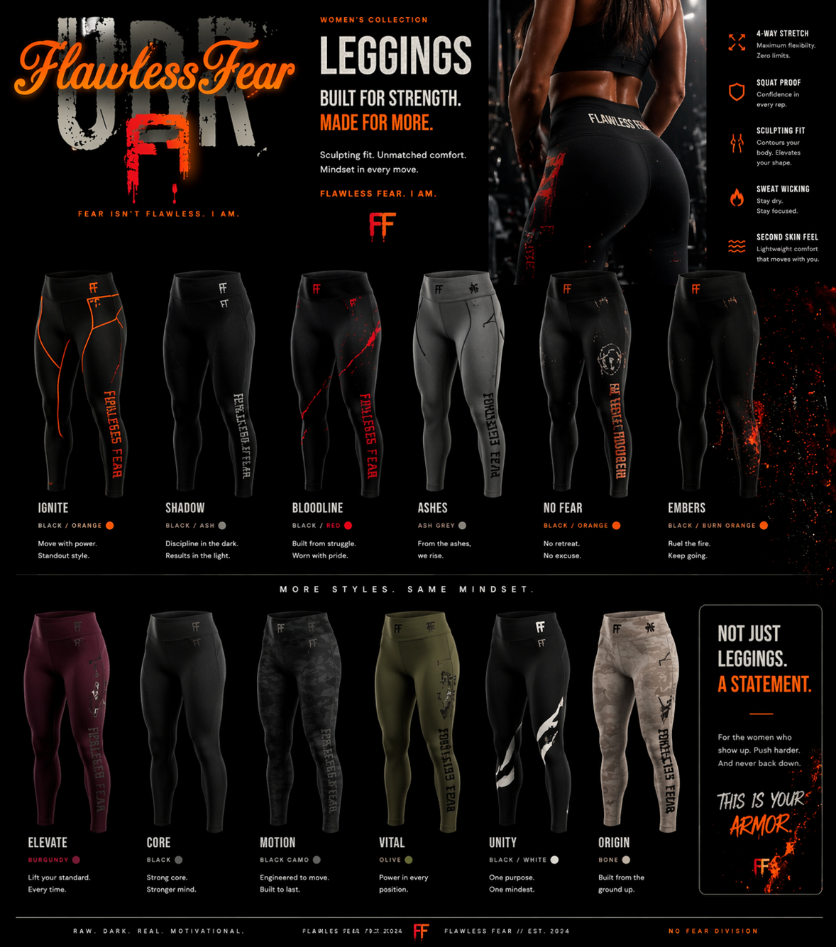 UBR Leggings Collection — 12 Styles