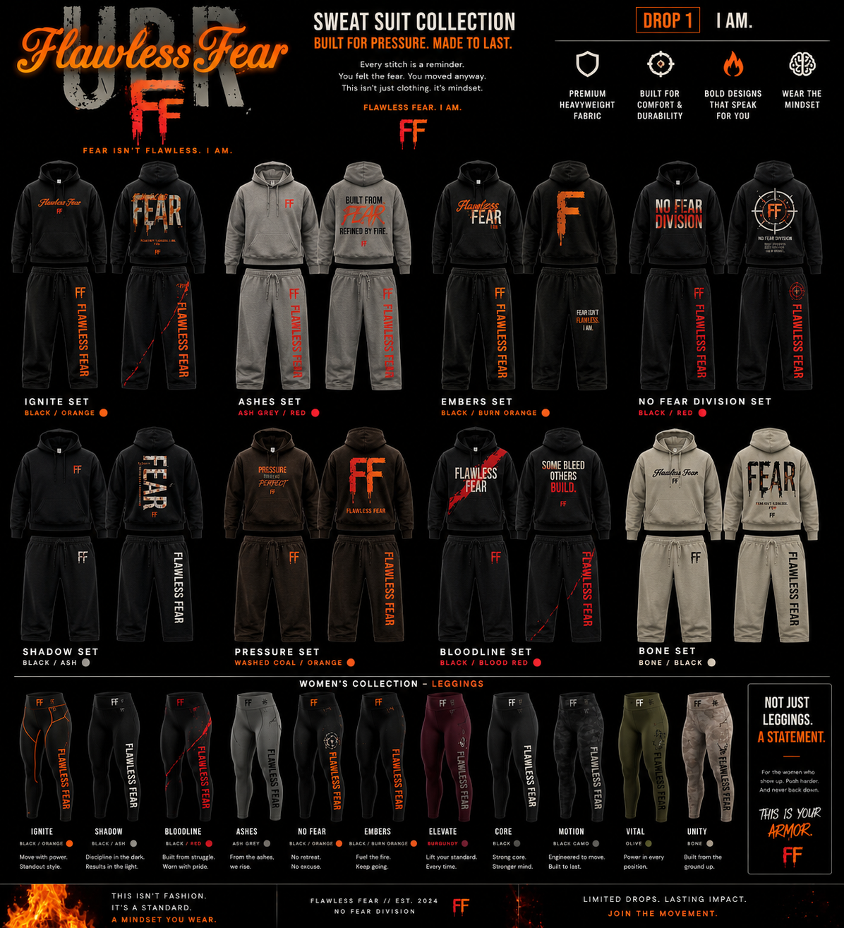 UBR Sweat Suit Collection — 8 Colorways